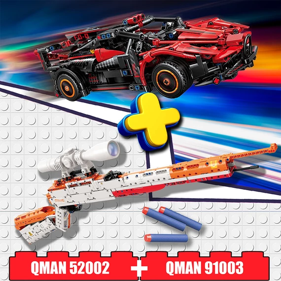 QMAN Technic építőjáték csomag nagyoknak