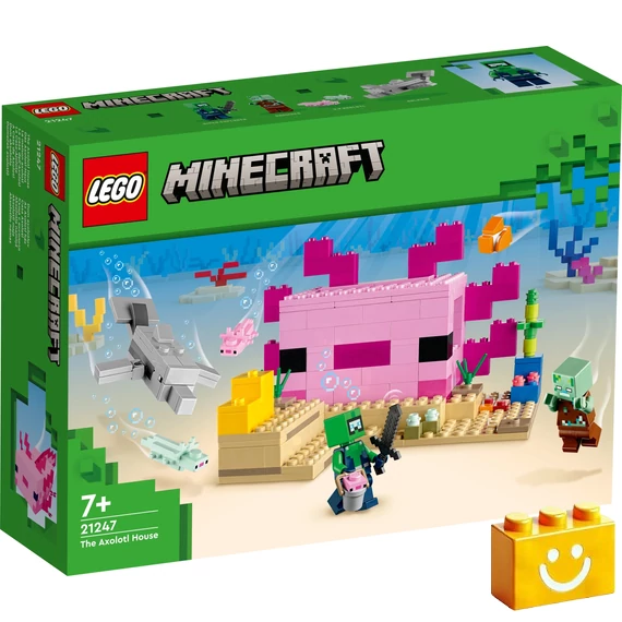 Termékkép a dobozról - LEGO® 21247 Az Axolotl ház