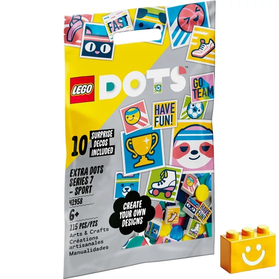 Termékkép a dobozról - LEGO® 41958 Extra DOTS 7. sorozat - SPORT