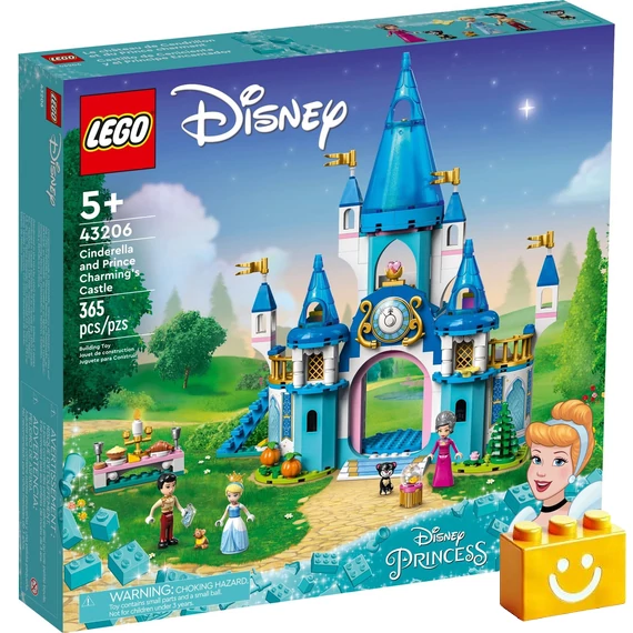 Termékkép a dobozról - LEGO® 43206 Hamupipőke és Szőke herceg kastélya
