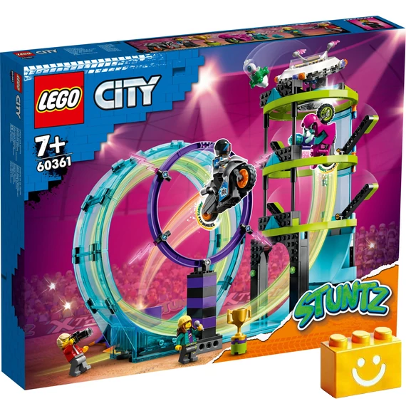 Termékkép a dobozról - LEGO® 60361 Nagyszerű kaszkadőr kihívás