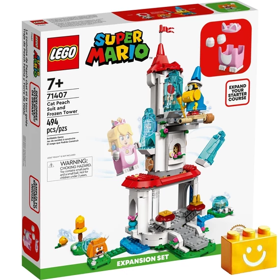 Termékkép a dobozról - LEGO® 71407 Peach macskajelmez és befagyott torony kiegészítő szett