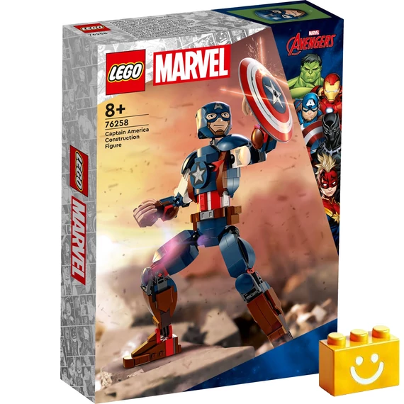 Termékkép a dobozról - LEGO® 76258 Amerika Kapitány építőfigura
