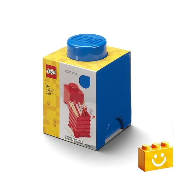 Termékkép a dobozról - LEGO® Kiegészítő - Tároló kocka 1-es kék