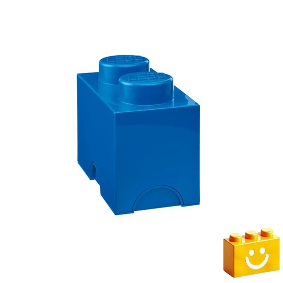 Termékkép a dobozról - LEGO® Kiegészítő - Tároló kocka 2-es kék