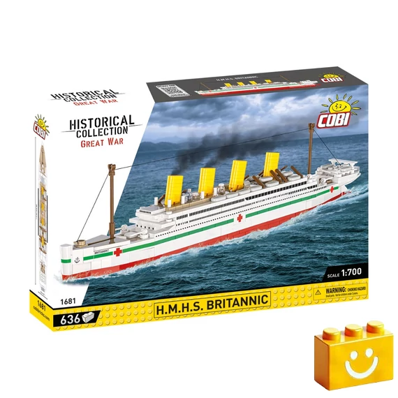 Termékkép a dobozról -COBI-1681 - H.M.H.S. Britannic - 100% kompatibilis minden más kedvelt márkával