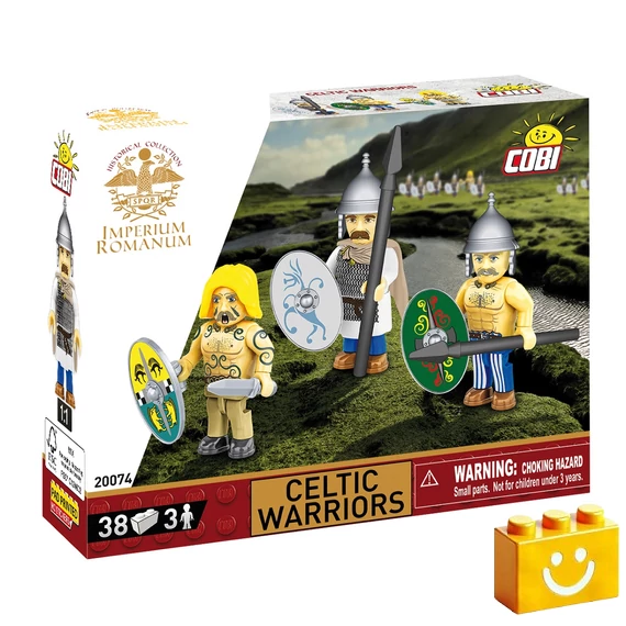 Termékkép a dobozról - COBI 20074 - Kelta harcosok minifigurák - 100% kompatibilis minden más kedvelt márkával