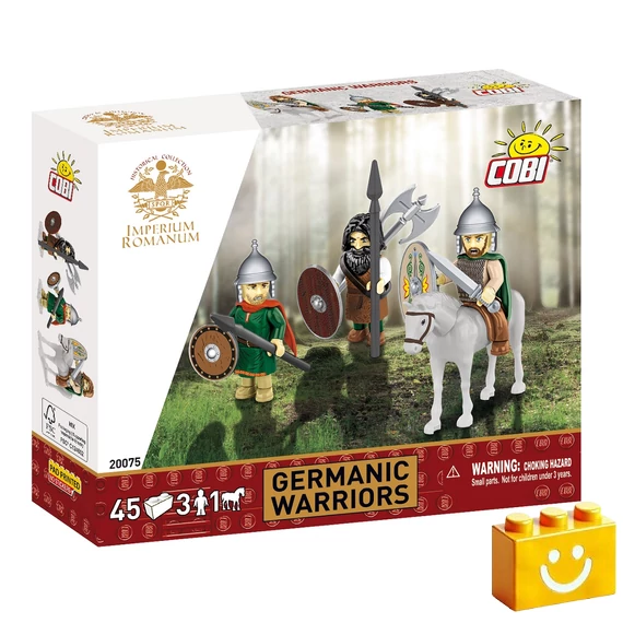 Termékkép a dobozról - COBI 20075 - Germán harcosok minifigurák - 100% kompatibilis minden más kedvelt márkával
