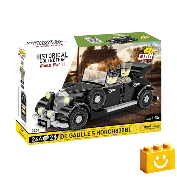 Termékkép a dobozról -COBI-2261 – De Gaulle Horch 830BL – 100% kompatibilis minden más kedvelt márkával
