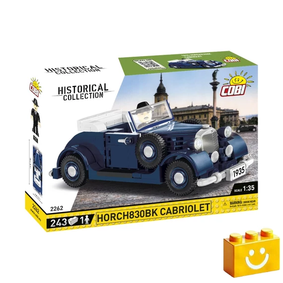 Termékkép a dobozról -COBI-2262 – Horch 830BK Cabriolet – 100% kompatibilis minden más kedvelt márkával