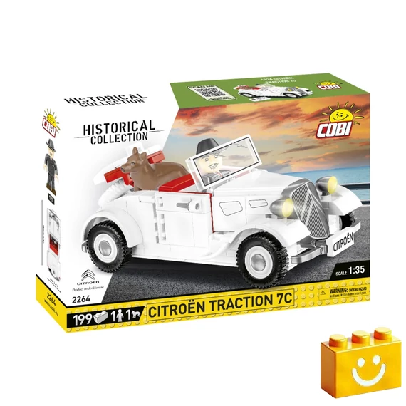 Termékkép a dobozról -COBI-2264 – Citroën Traction 7C – 100% kompatibilis minden más kedvelt márkával