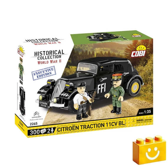 Termékkép a dobozról -COBI-2265 – Citroën Traction 11CV BL – Executive Edition – 100% kompatibilis minden más kedvelt márkával