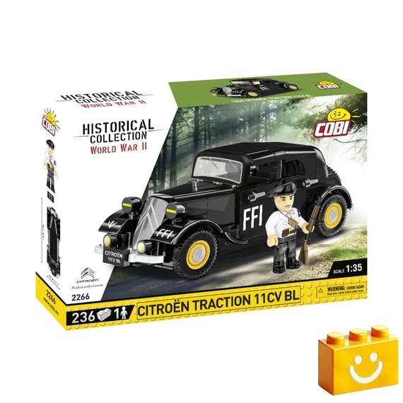 Termékkép a dobozról -COBI-2266 – Citroën Traction 11CV BL – 100% kompatibilis minden más kedvelt márkával