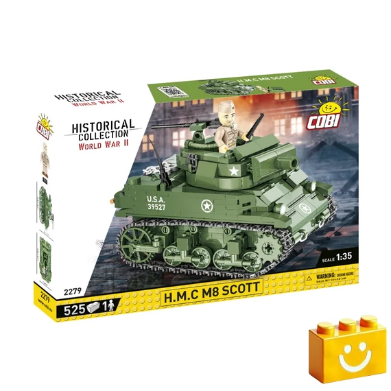 Termékkép a dobozról -COBI-2279 – H.M.C M8 SCOTT – 100% kompatibilis minden más kedvelt márkával