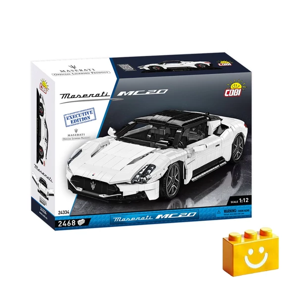 Termékkép a dobozról -COBI-24334 – Maserati MC20 – Executive Edition – 100% kompatibilis minden más kedvelt márkával