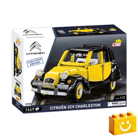 Termékkép a dobozról -COBI-24340 – Citroën 2CV Charleston – Executive Edition – 100% kompatibilis minden más kedvelt márkával