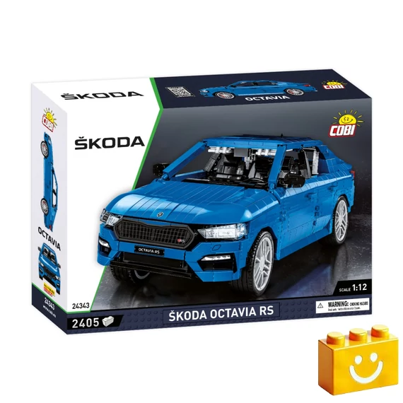 Termékkép a dobozról -COBI-24343 – Škoda Octavia RS – 100% kompatibilis minden más kedvelt márkával