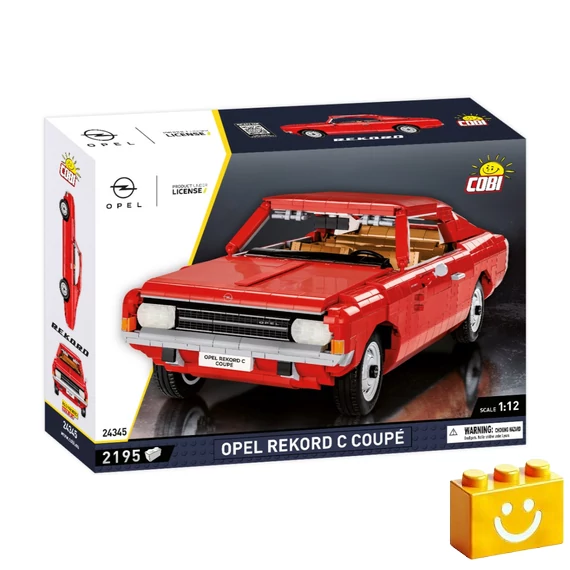 Termékkép a dobozról -COBI-24345 – Opel Rekord C Coupé – 100% kompatibilis minden más kedvelt márkával