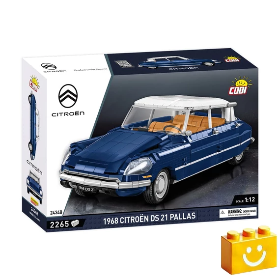 Termékkép a dobozról -COBI-24348 – 1968 Citroën DS 21 Pallas – 100% kompatibilis minden más kedvelt márkával