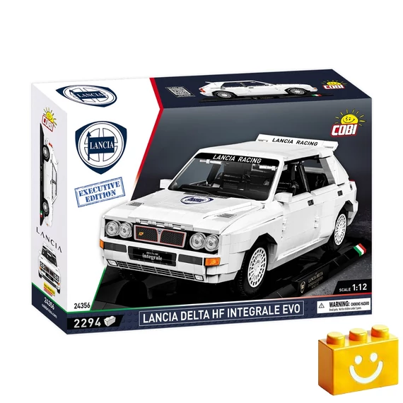 Termékkép a dobozról -COBI-24356 – Lancia Delta HF Integrale EVO – Executive Edition – 100% kompatibilis minden más kedvelt márkával
