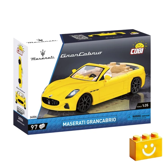 Termékkép a dobozról -COBI-24504 – Maserati GranCabrio – 100% kompatibilis minden más kedvelt márkával