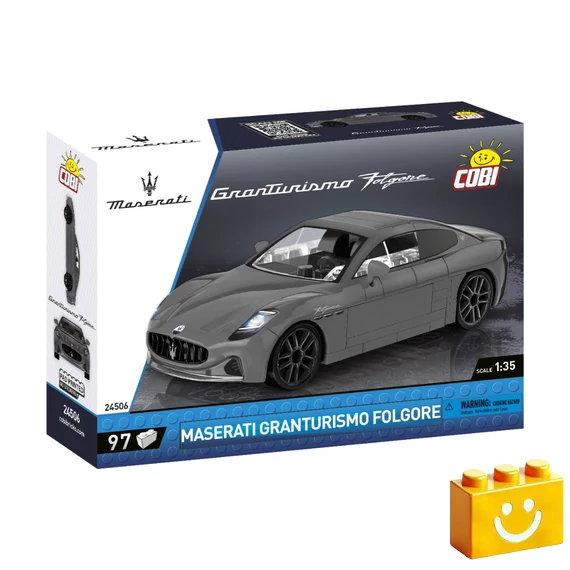 Termékkép a dobozról -COBI-24506 – Maserati GranTurismo Folgore – 100% kompatibilis minden más kedvelt márkával