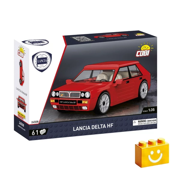 Termékkép a dobozról -COBI-24508 – 1987 Lancia Delta HF – 100% kompatibilis minden más kedvelt márkával