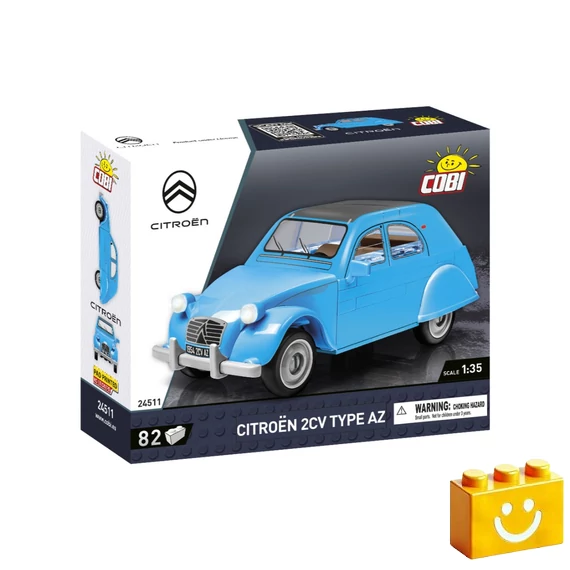 Termékkép a dobozról -COBI-24511 – Citroën 2CV Type AZ – 100% kompatibilis minden más kedvelt márkával