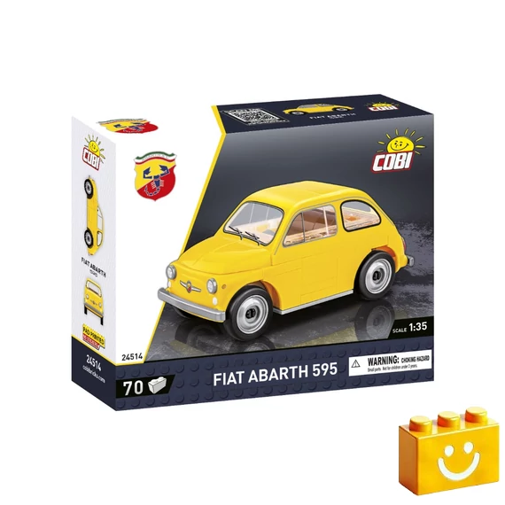 Termékkép a dobozról -COBI-24514 – Fiat Abarth 595 – 100% kompatibilis minden más kedvelt márkával