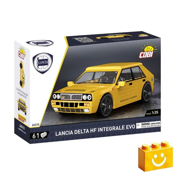 Termékkép a dobozról -COBI-24515 – 1991 Lancia Delta HF Integrale EVO – 100% kompatibilis minden más kedvelt márkával