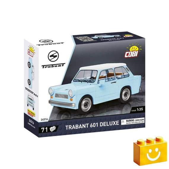 Termékkép a dobozról -COBI-24516 – Trabant 601 DELUXE – 100% kompatibilis minden más kedvelt márkával