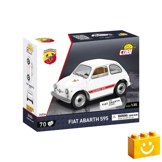 Termékkép a dobozról -COBI-24524 – Fiat Abarth 595 – 100% kompatibilis minden más kedvelt márkával
