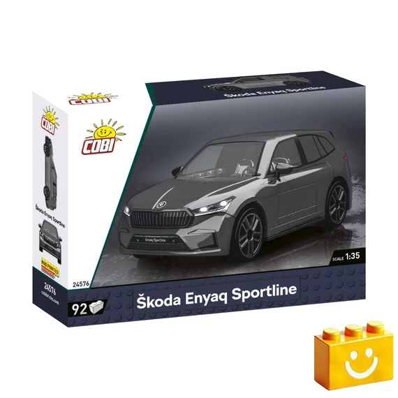 Termékkép a dobozról -COBI-24576 – Škoda Enyaq Sportline – 100% kompatibilis minden más kedvelt márkával