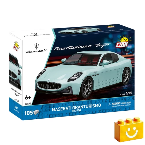 Termékkép a dobozról - COBI 24577 - Maserati GranTurismo Trofeo - 100% kompatibilis minden más kedvelt márkával