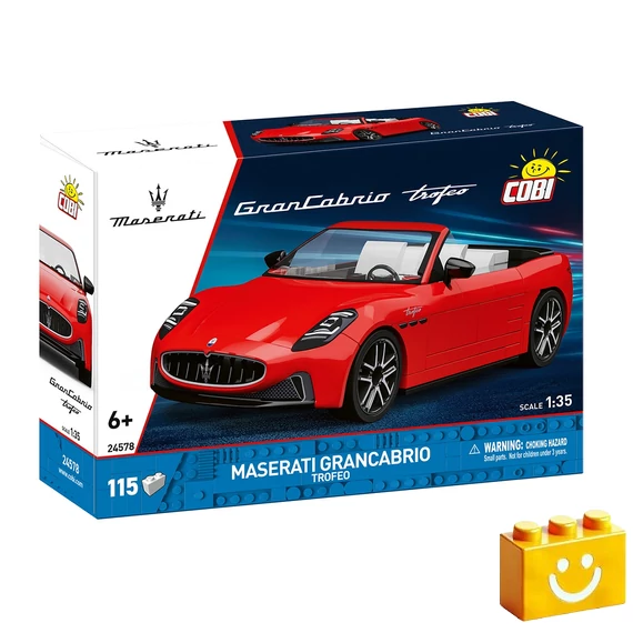 Termékkép a dobozról - COBI 24578 - Maserati GranCabrio Trofeo - 100% kompatibilis minden más kedvelt márkával