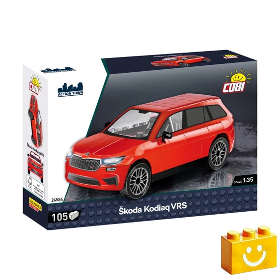Termékkép a dobozról -COBI-24584 – Škoda Kodiaq VRS – 100% kompatibilis minden más kedvelt márkával