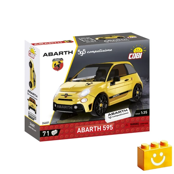 Termékkép a dobozról -COBI-24601 – Abarth 595 Competizione – 100% kompatibilis minden más kedvelt márkával