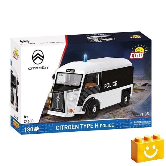 Termékkép a dobozról - COBI 24630 - Citroen Type H Police - klasszikus francia rendőrségi furgon