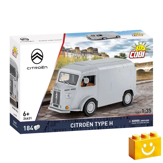 Termékkép a dobozról - COBI 24631 - Citroen Type H - klasszikus francia furgon