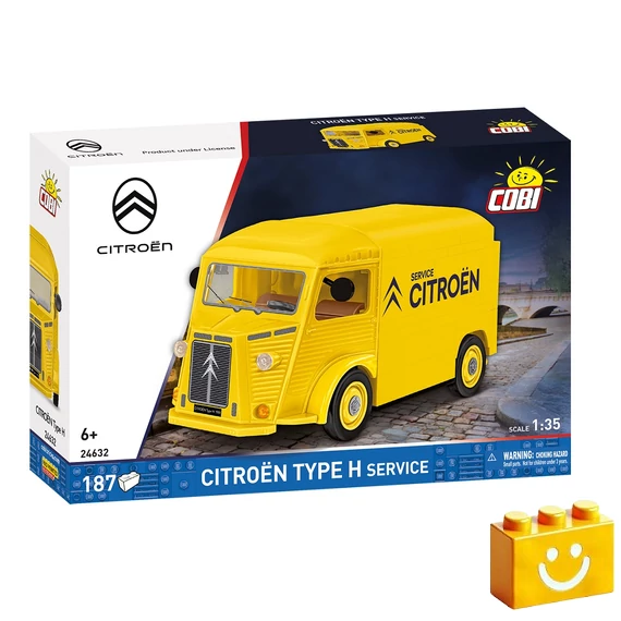 Termékkép a dobozról - COBI 24632 - Citroen Type H Service - klasszikus francia szervizfurgon