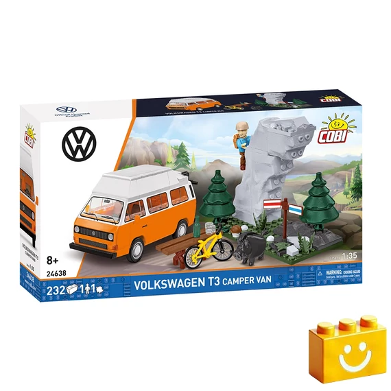 Termékkép a dobozról - COBI 24638 - Volkswagen T3 Camper Van lakóautó 