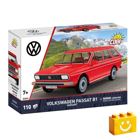 Termékkép a dobozról - COBI 24641 - Volkswagen Passat B1 Variant - klasszikus kombi 