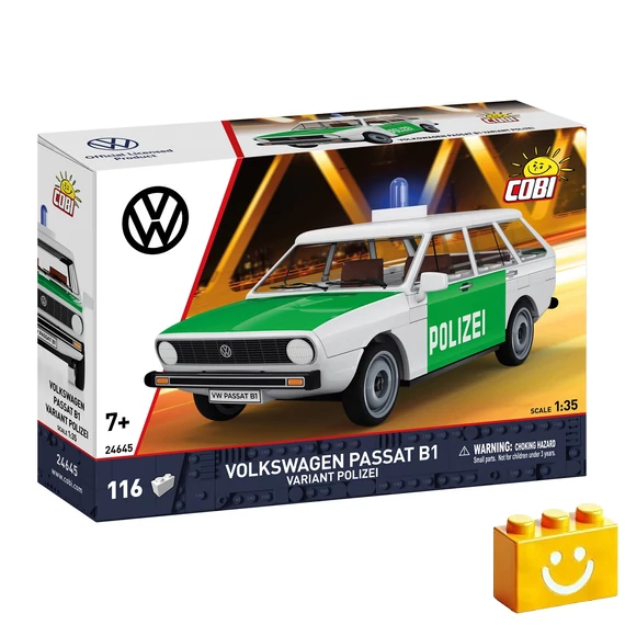 Termékkép a dobozról - COBI 24645 - Volkswagen Passat B1 Variant Polizei