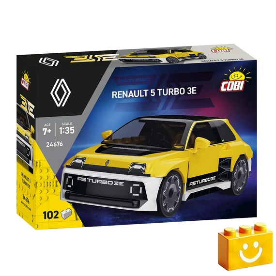 Termékkép a dobozról - COBI 24676 - Renault 5 Turbo 3E - 100% kompatibilis minden más kedvelt márkával