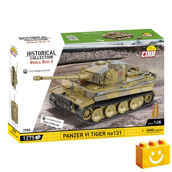 Termékkép a dobozról -COBI-2588 – Panzer VI Tiger '131' – 100% kompatibilis minden más kedvelt márkával