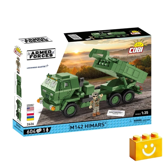 Termékkép a dobozról -COBI-2626 – M142 HIMARS – Rakéta-sorozatvető – 100% kompatibilis minden más kedvelt márkával