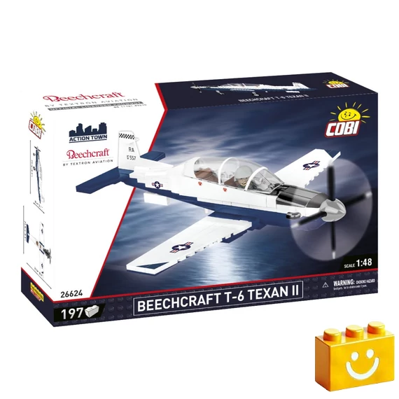Termékkép a dobozról -COBI-26624 – Beechcraft T-6 Texan II (USAF) – 100% kompatibilis minden más kedvelt márkával
