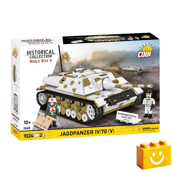 Termékkép a dobozról - COBI 2668 - Jagdpanzer IV/70 (V) (Sd.Kfz. 162/1) német páncélvadász