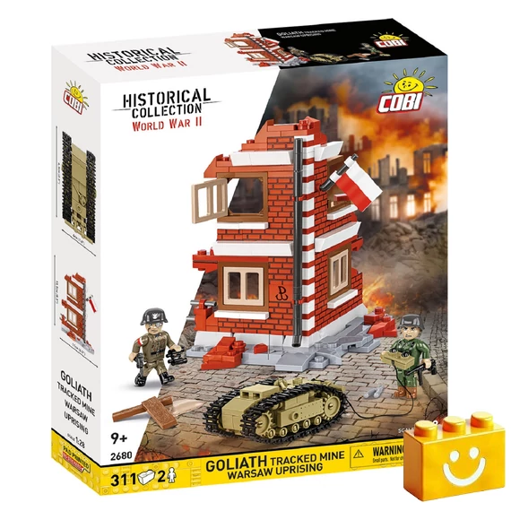 Termékkép a dobozról -COBI 2680 - Goliath lánctalpas akna - Varsói felkelés 1944 