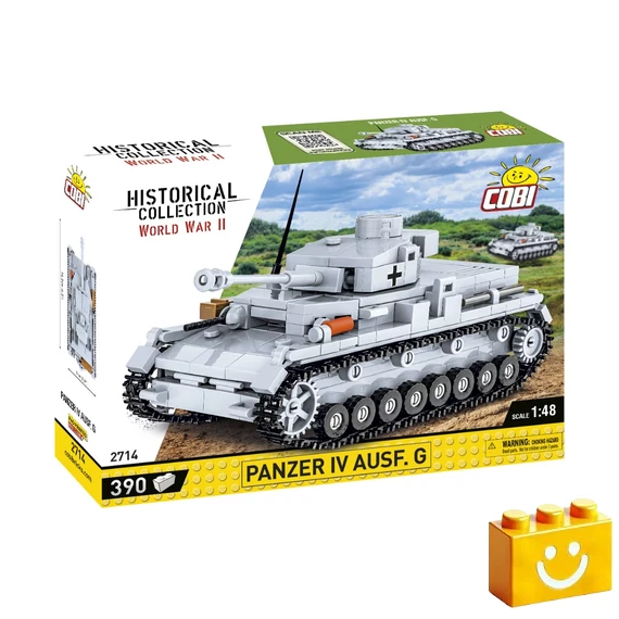 Termékkép a dobozról -COBI-2714 – Panzer IV Ausf. G közepes harckocsi – 100% kompatibilis minden más kedvelt márkával